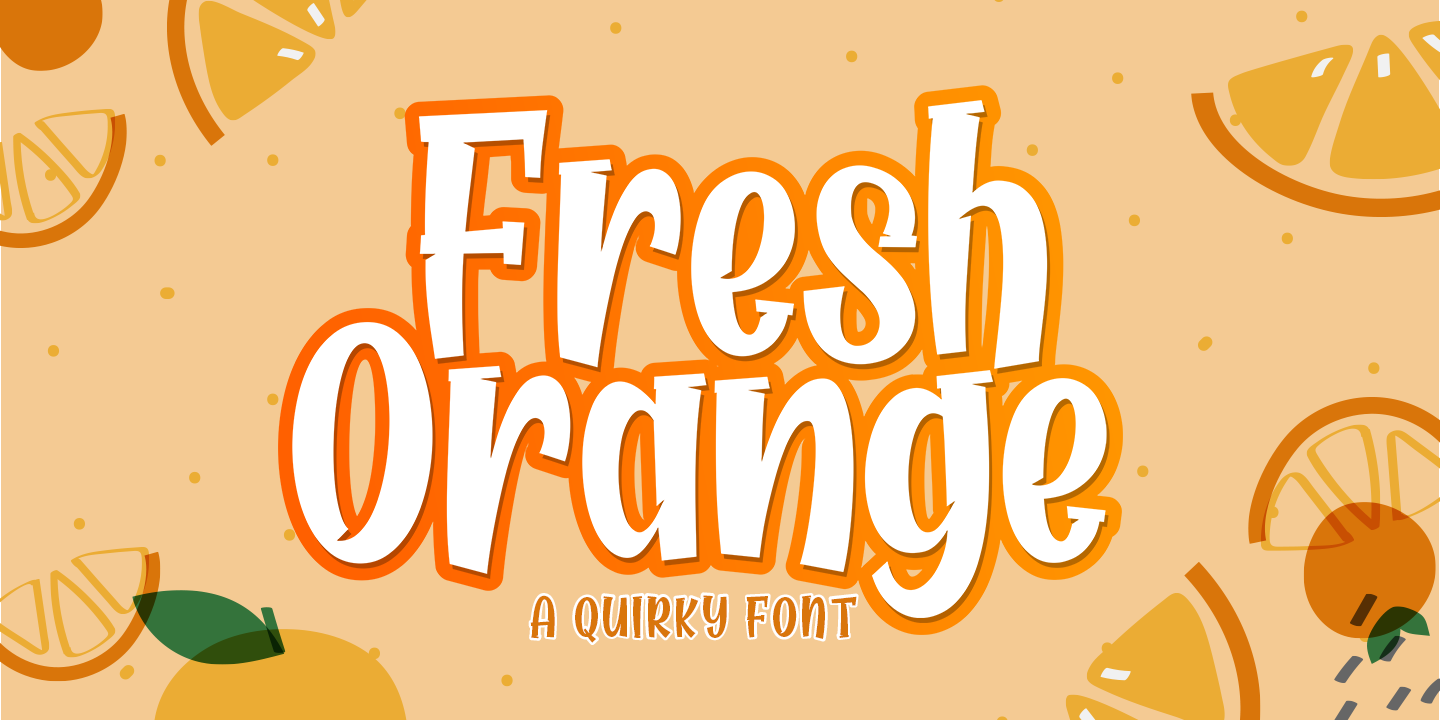 Ejemplo de fuente Fresh Orange #1